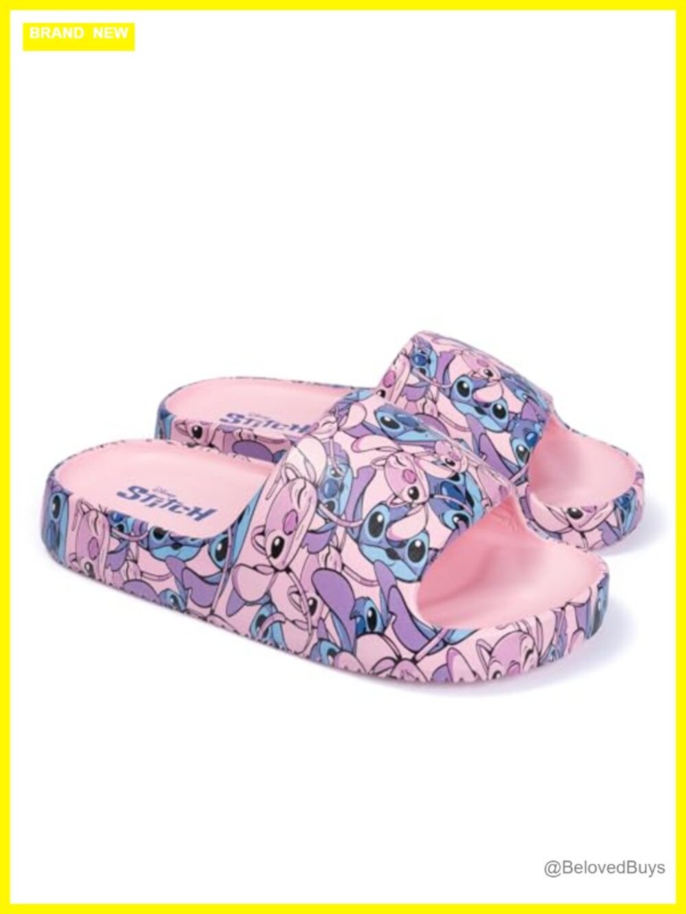 Disney Stitch Pool Slides Sandals EVA Slip On Shoes